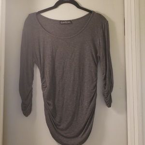 Gray duetime maternity shirt size small